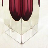 Large sommerso vase, Murano glass