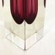 Large sommerso vase, Murano glass