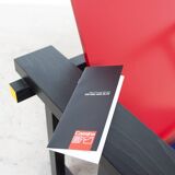 Red and blue chair Gerrit Rietveld by Cassina