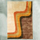 1970s Geometric Space Age Rug in Pure Wool. Made in Italy