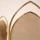Chaises en daim et laiton 1970 Manufacture italienne