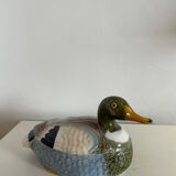Ceramic duck signed Michel Caugant