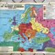 school map Librairie Armand Colin Reinhart and Wagret The France of 1939-1945 vintage 1970