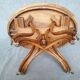 Extending table with vintage bentwood base from the end of the 19th century