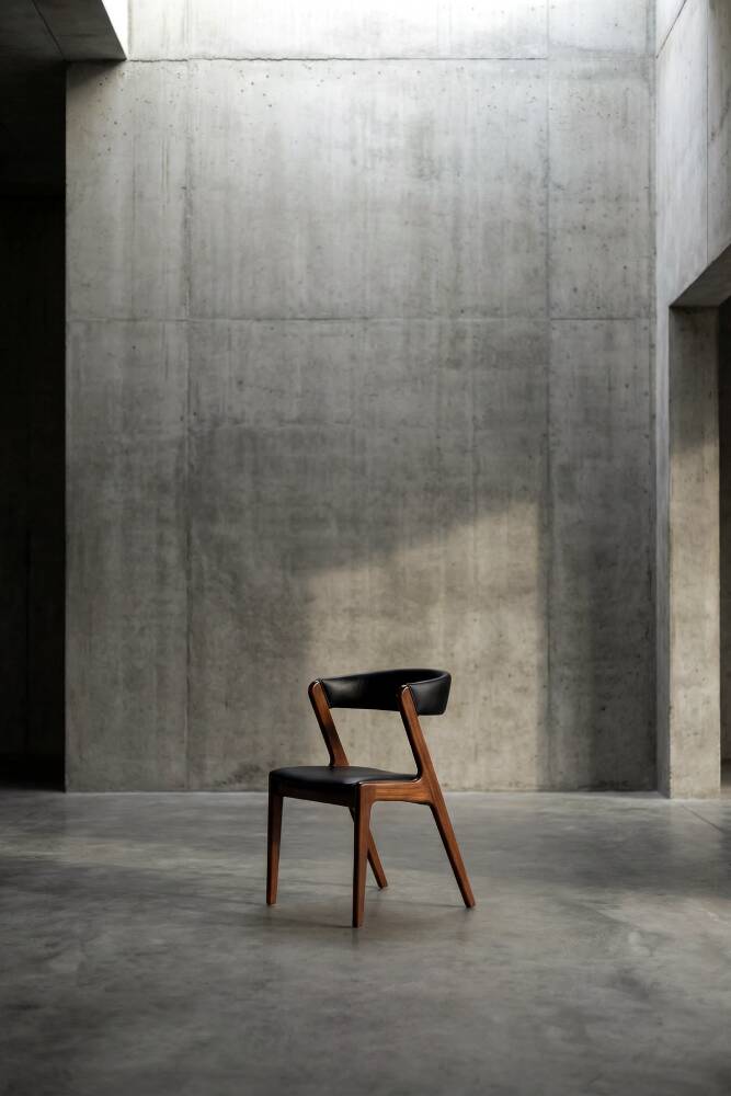Mid-Century Danish Modern Teak Office Chair Model Fire by Kai Kristiansen