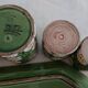 6-piece smoking service from the enamelled pottery of France KG Luneville.