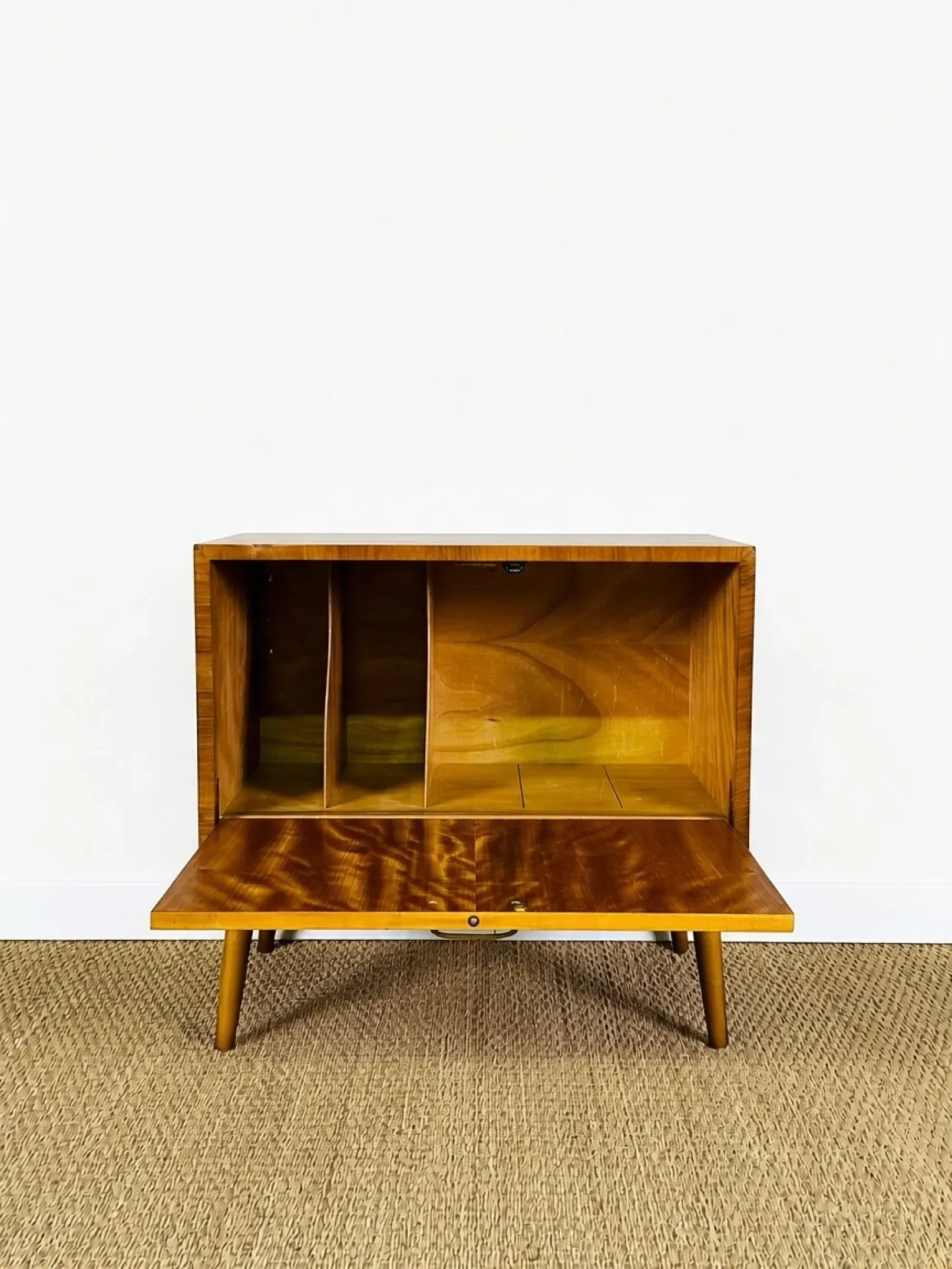 1960s walnut vintage sideboard