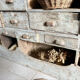 Ancien meuble de quincaillerie, meuble de métier