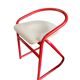 Vintage red and white chair