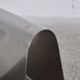 Magazine holder anonymous work 70' brushed steel