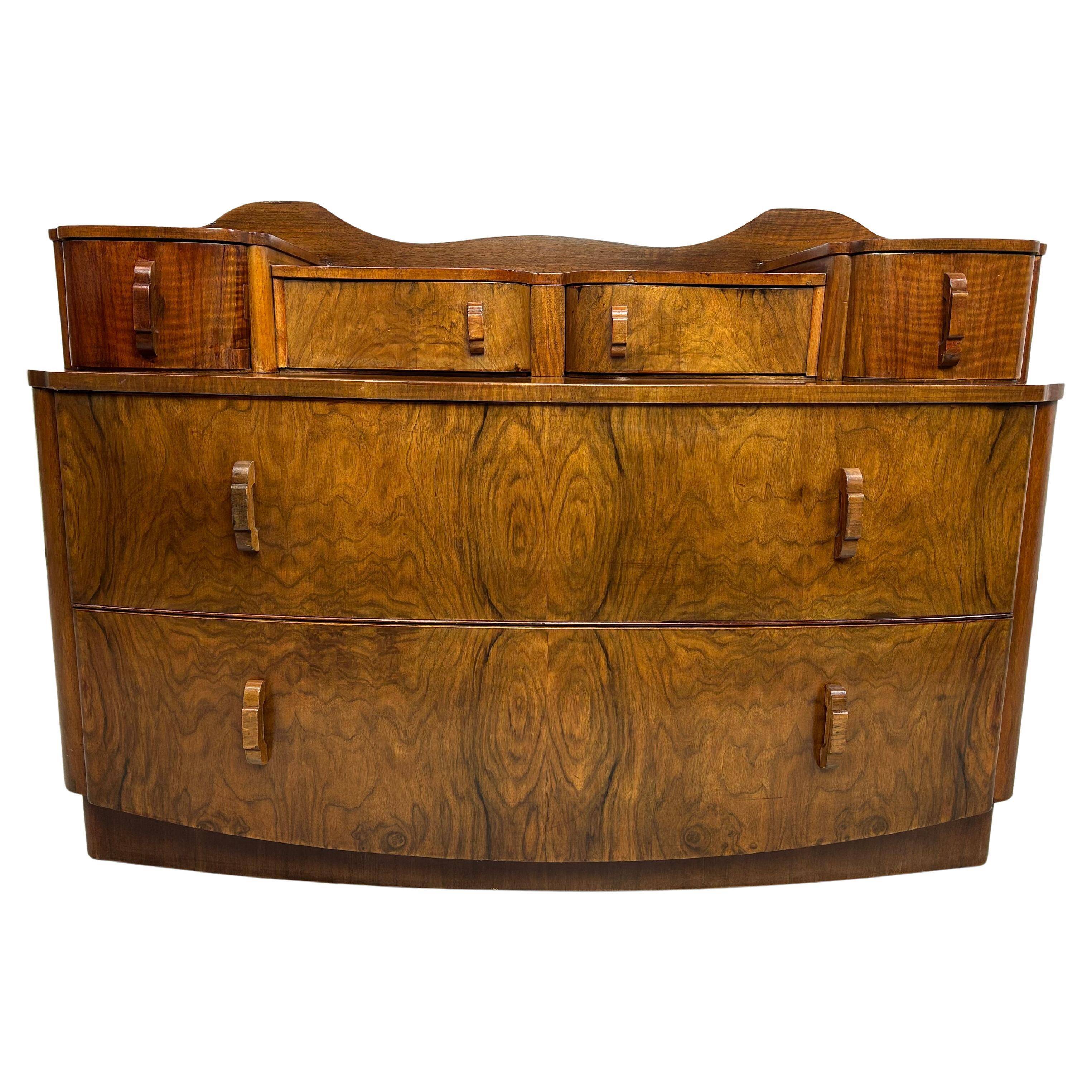 Art Deco walnut sideboard