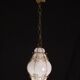 Extraordinary Venetian Lantern in Murano Reticello Glass, 1940s