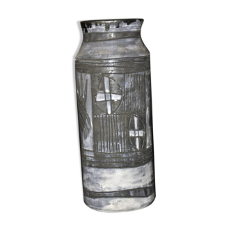 Vase signé Jacques Pouchain, période Poët-Laval