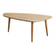 Danish Mid Century Free Form Shaped Oak Table, 1960s