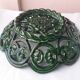Green ceramic bowl