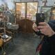 Antique Napoleon III gilded mirror