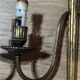 Pair of wall sconces in gilded brass – 2 lights – Louis XVI style