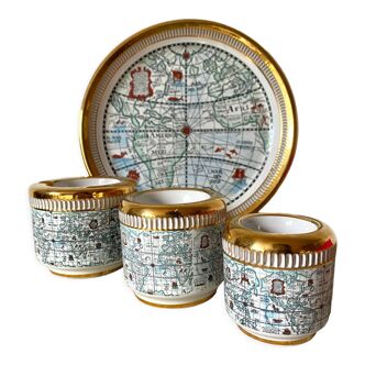 4-piece globe office set