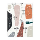 Faces illustration