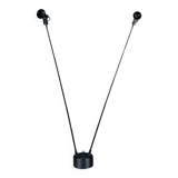 Lampe halogène Luxo Sciopticon deux tiges noires
