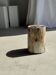 Multicoloured petrified wood side table H45 D24 - 3328