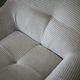 Pair of armchairs "space age". Beige corduroy velvet. France, circa 1970