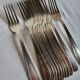 12 silver-plated table forks Manufrance