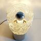 Lampe vintage verre et inox