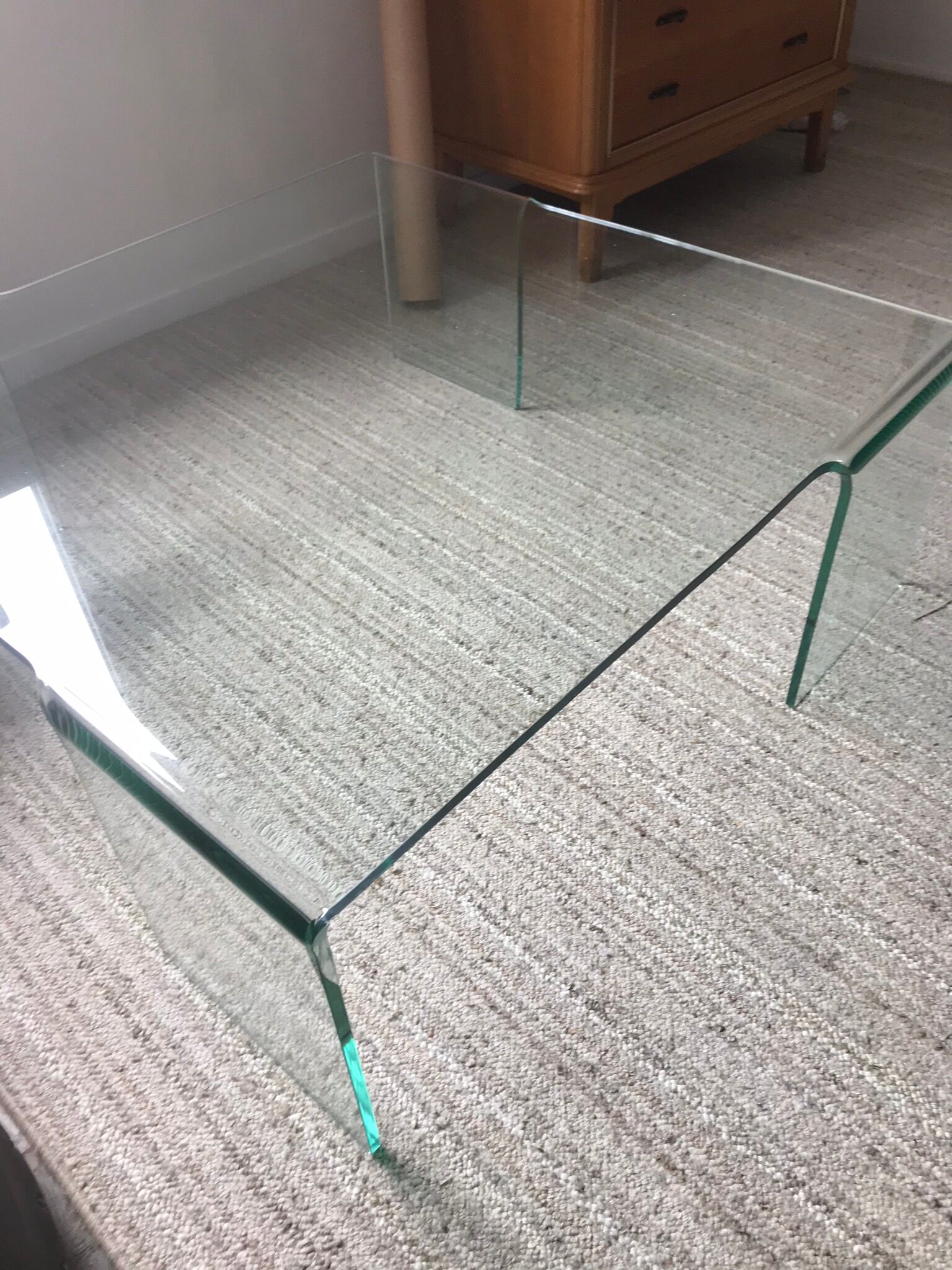 Table basse design en verre trempé Selency