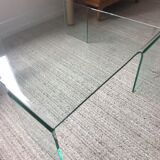 Tempered glass design coffee table
