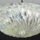 Plafonnier en verre irisé de Murano, 1970