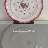 Trio of Longchamp plates/dishes 1930/40, country flowers