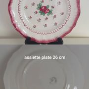 Trio of Longchamp plates/dishes 1930/40, country flowers