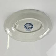 Small oval dish Ridgway model "Pagoda", Staffordshire, England, 1980.