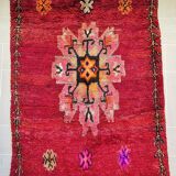Tapis berbère boujaad ancien, 166x356 cm