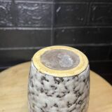 Ceramic vase with flower decor