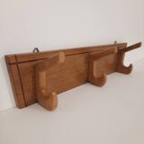 Pretty trapezoidal coat hook from the 60s