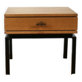 Marcel Gascoin 1960s vintage modernist bedside table