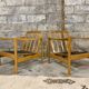 Pair of Scandinavian armchair fabric tiles