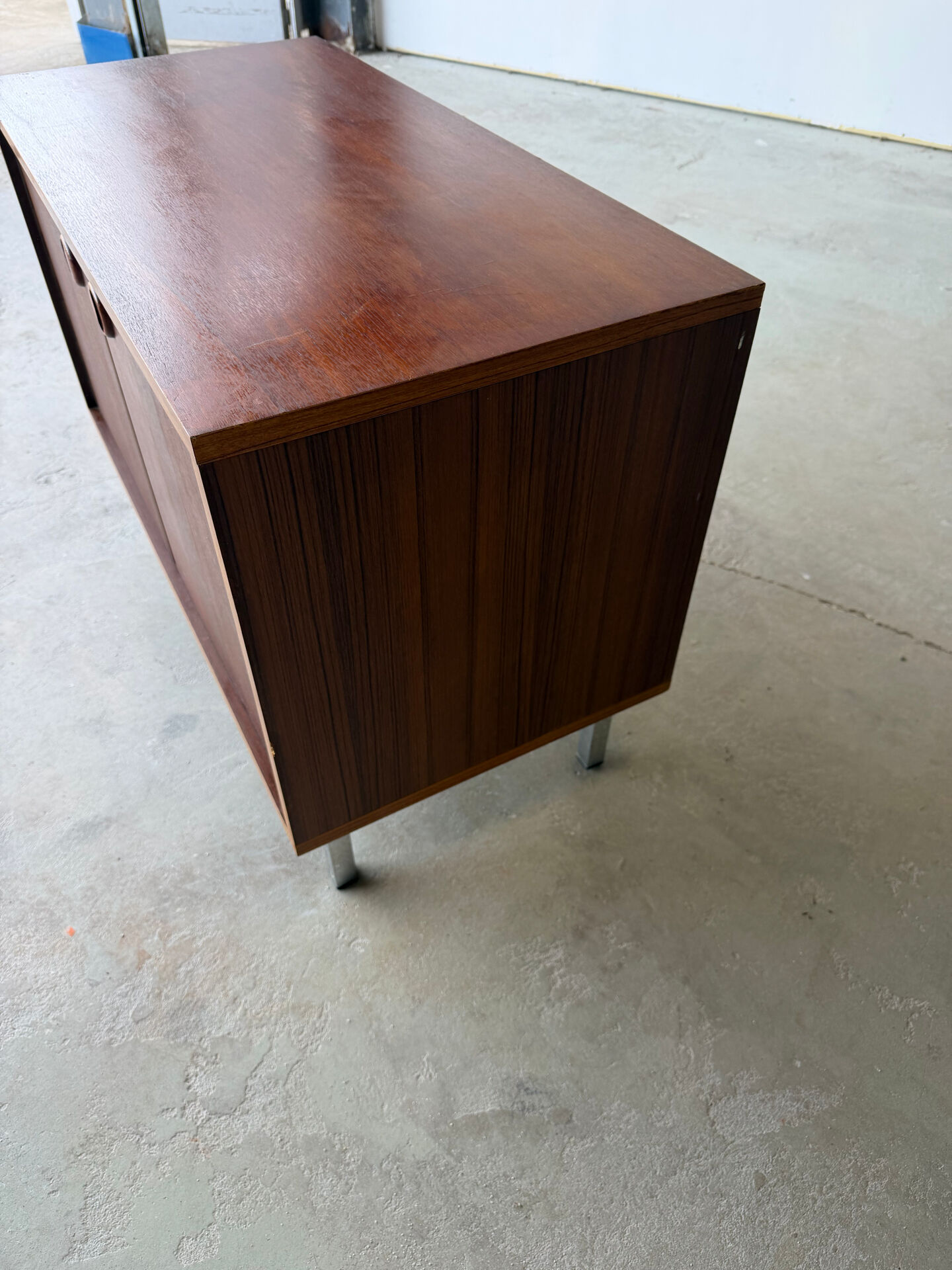 Petite enfilade / buffet double design scandinave moderniste teck