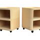 Ensemble vintage de deux chariots Kartell Componibili 4970 par Anna Castelli