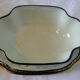 Vegetable soup tureen with old barbotine porcelain dish H.Becquet quarqueron