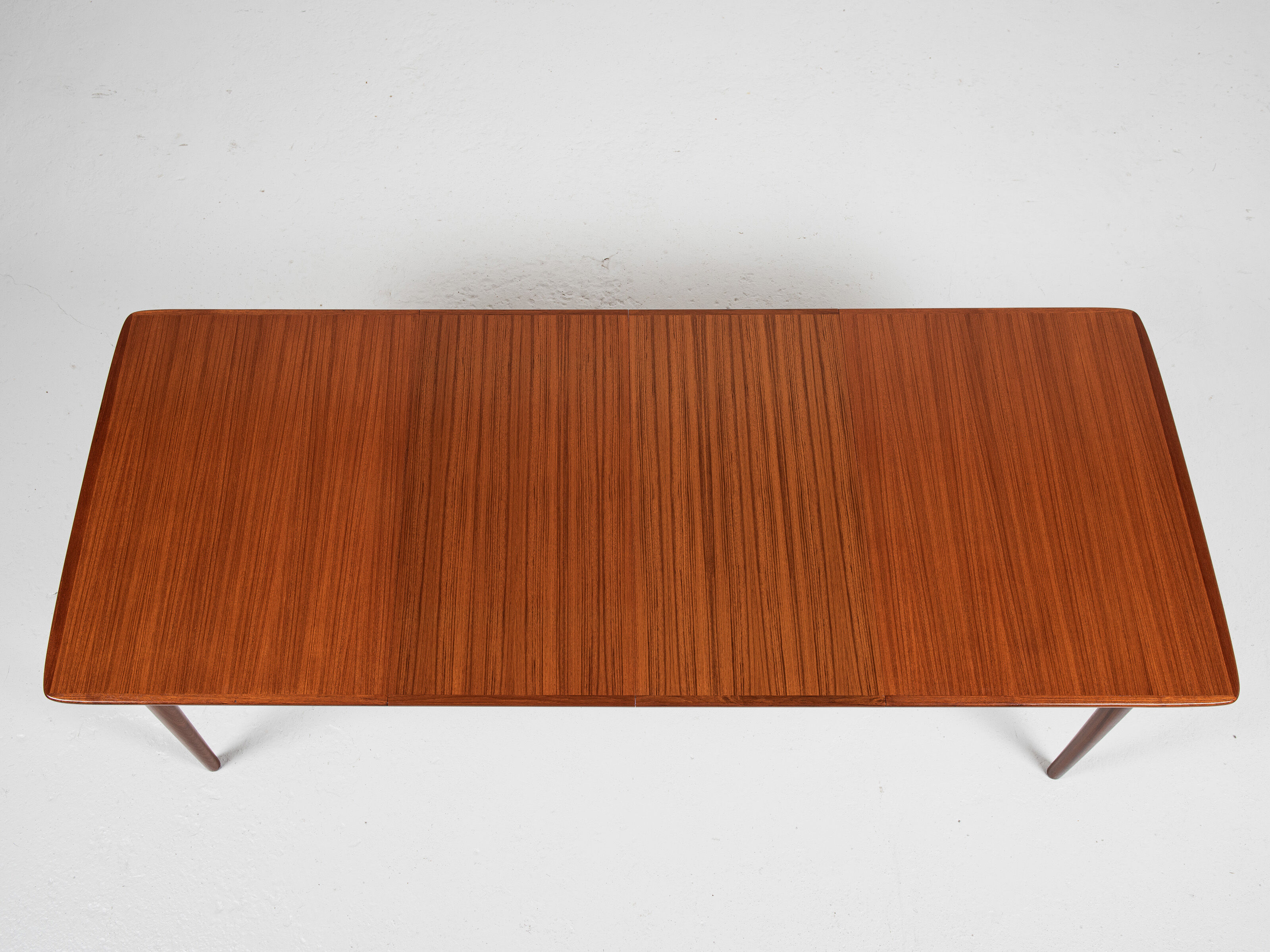 Midcentury extendable dining table in teak by Alf Aarseth for Gustav Bahus 1960s