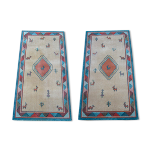 Paire de tapis laine - 120