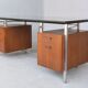 Desk rosewood and chrome 1960s