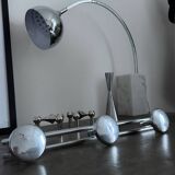 Vintage chrome wall coat rack