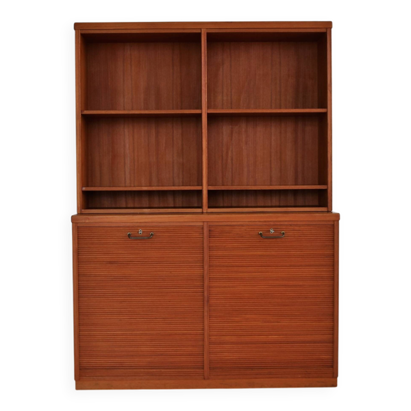 Cabinet de classement en teck vintage de Flexi Mobler