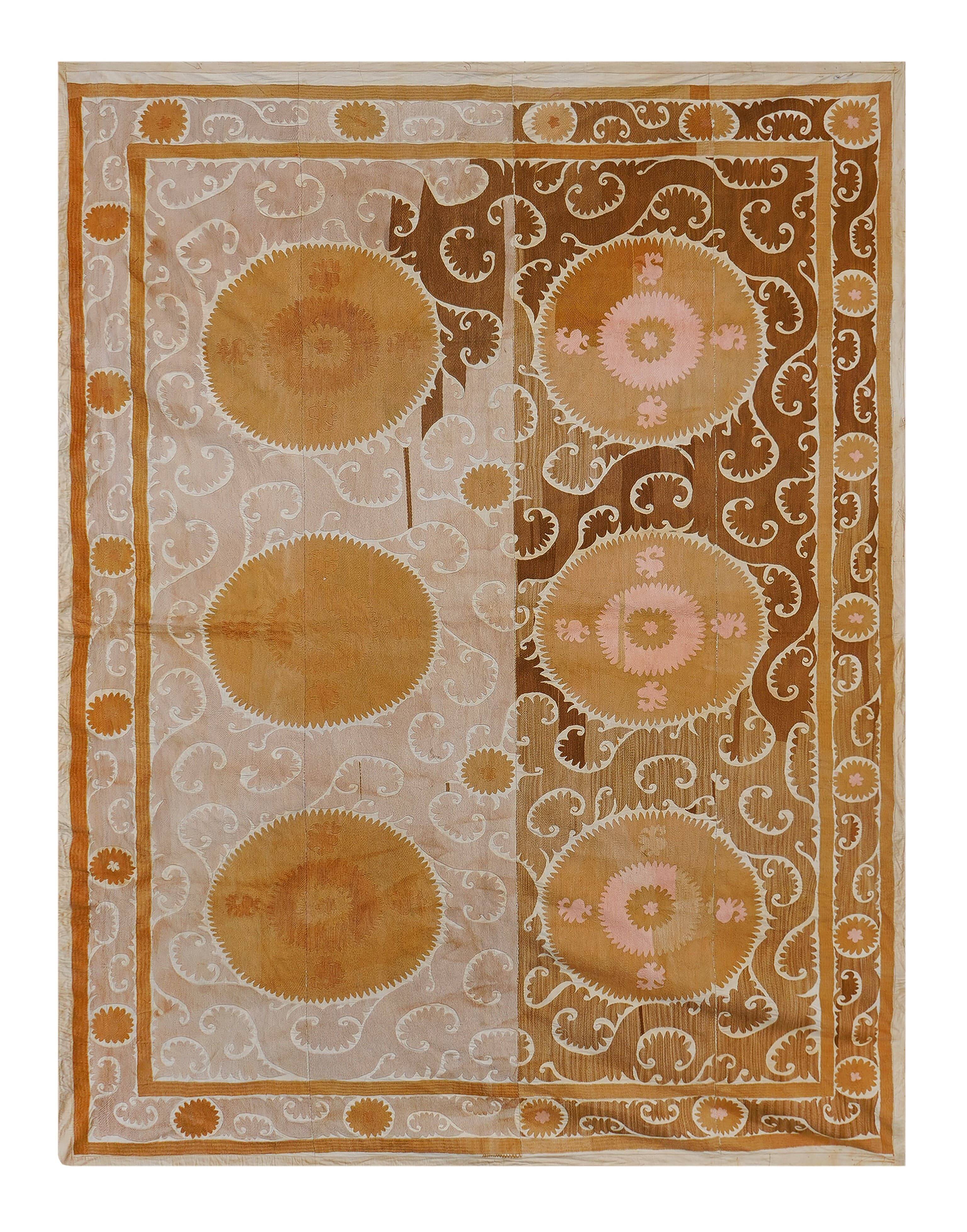 Hand-knotted rug, vintage Turkish rug 260x330 cm