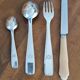 Silver-plated cutlery set