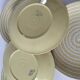 Set of 6 Longchamp dinner and dessert plates – retro lemon look